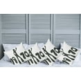 thumbnail image 2 of Ambesonne Black and White Throw Pillow Cover 4 Pack, 70s Woman Retro, 24", Black and White, 2 of 5