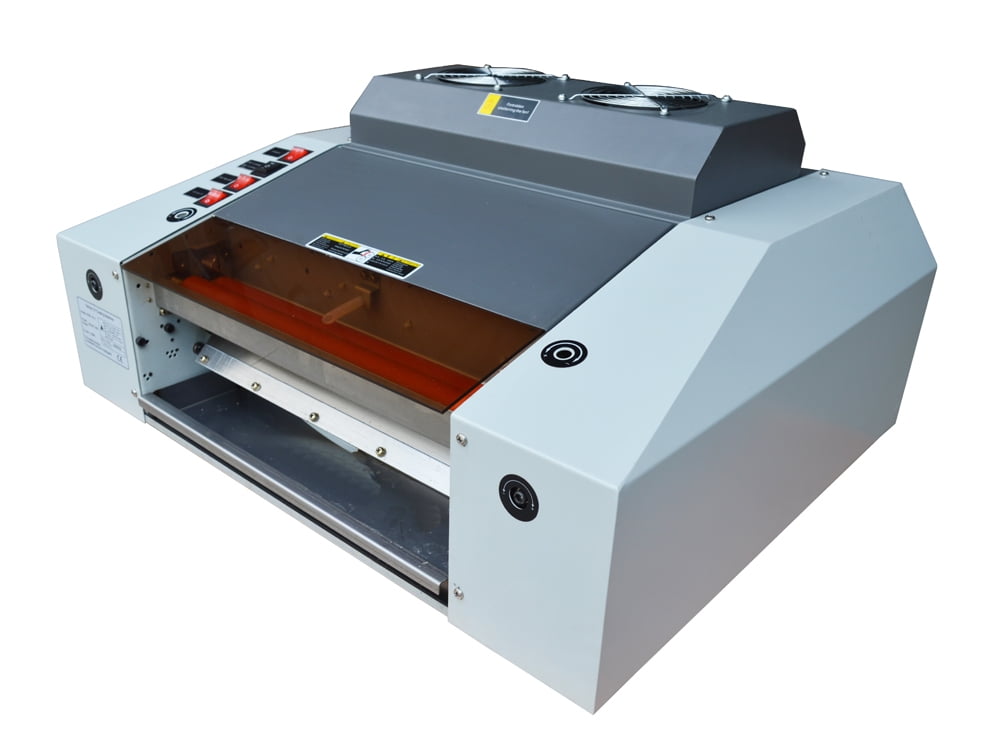 INTSUPERMAI Desktop UV Coating Machine Liquid Film Laminator 220V UV