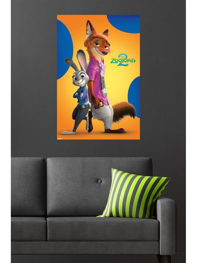 Disney Zootopia 2 (2025) - Nick & Judy Wall Poster, 22.375