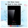 thumbnail image 3 of Electric Water Heater Instant Rapid Heating Household Bathroom Shower Small Bath Machine Kitchen Water Heater Without ,Digital Temperature Display, 3 of 7
