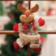 thumbnail image 1 of 2026 1pcs Christmas tree accessories Christmas figurine dancing old man snowman deer bear cloth doll pendant gift (style 3), 1 of 5