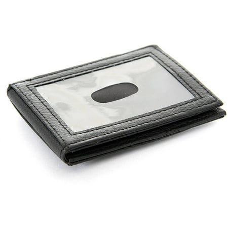 Royce Leather Tri-View ID Holder Card Case Wallet in Genuine Leather