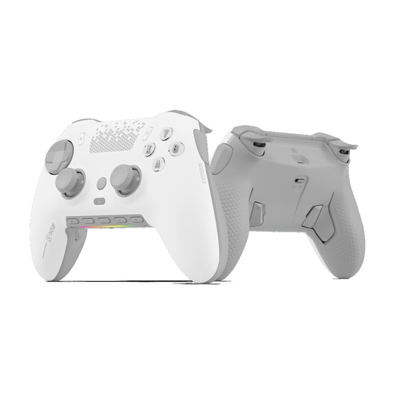SCUF ENVISION PRO Wireless PC Gaming Controller - Five Remappable G-Keys - Remappable Back Paddles - Instant Triggers - iCUE Compatible - White