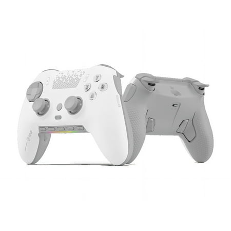 SCUF ENVISION PRO Wireless PC Gaming Controller - Five Remappable G-Keys - Remappable Back Paddles - Instant Triggers - iCUE Compatible - White