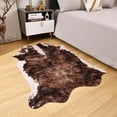 thumbnail image 6 of Easycozy Faux Cowhide Large Cow Print 3 x 4 Feet Thickened Elastic Rug for Bedroom, Living Room, Home Office, Western Decor, 6 of 7