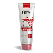 Curel Ultra Healing Ointment with Touch Free Applicator, Body and Face Moisturizer, 4 Oz