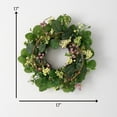 thumbnail image 4 of 17"H Sullivans Berry Foliage Small Wreath, Multicolored, 4 of 4