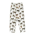 thumbnail image 4 of Xecao Cow Women's Straight Lounge Pajama Pants: The Epitome of Relaxed Sleepwear, 4 of 9