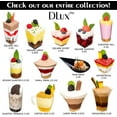 thumbnail image 7 of DLux 50 x 5 oz Mini Dessert Cups with Spoons, Square Large - Clear Plastic Parfait Appetizer Cup - Small Reusable Serving Bowl for Tasting Party Desserts Appetizers - With Recipe Ebook, 7 of 7