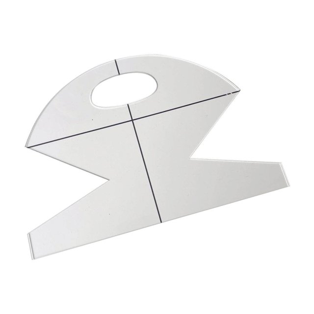 Acrylic Bowl Wrap Cookies Basket Template) Template material: Template for Sewing Patchwork Ruler 15 inch