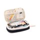 thumbnail image 3 of Estuche para lápices de gran capacidad, multicapa, portátil, fácil de limpiar, bolsa para bolígrafos para útiles escolares, color negro, 3 of 5