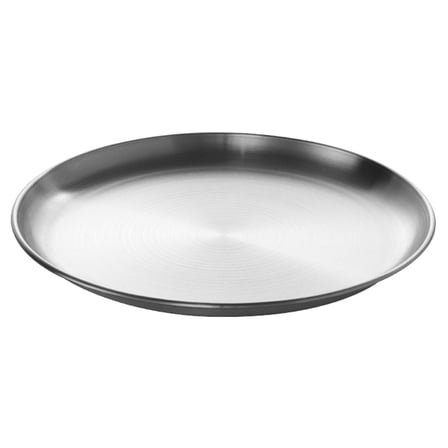 ELAYARD Stainless Steel Dinner Plate Silver for Home Use Craftsmanship