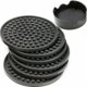 thumbnail image 1 of Juego de 6 posavasos para bebidas, protege los muebles de marcas de agua y daños, posavasos de silicona de grado alimenticio, a prueba de fugas y antideslizante, grande, 4 pulgadas, 1 of 4
