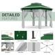 thumbnail image 5 of Garvee Carpa Tipo Mirador Emergente de 79,5", Altura Ajustable con Mosquitero, Doble Capa, Verde, 5 of 7