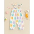 thumbnail image 2 of Bagilaanoe Newborn Baby Girls One-pieces Flower Print Sleeveless Jumpsuit 6M 12M 18M 24M Infant Romper Casual Clothing, 2 of 7