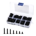 thumbnail image 1 of High-Precision Self-Tapping Screws, Phillips Drive Countersunk Head Assortment Fasteners Kit, Wide Application in Industry, Furniture, Electronics, Carbon Steel Flat Head Wood, 1 of 4