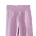 thumbnail image 7 of 2 Piece Unisex Kids' 100% Cotton Underwear Set, Purple Long Sleeve Top & Full-Length Pants, Soft Breathable for 4-12 Years,Size 8-9T, 7 of 7