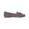 thumbnail image 4 of Womens MICHAEL Michael Kors Daisy Moccasin Flats , Gray, 4 of 5