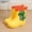 Yellow, variant on Luogg Classic Children Rainboots Rubber Children Water Shoes Waterproof Rain Boots Kids Baby Cartoon Shoes Girls Winter Boots Size 2.5-3 Years