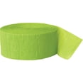thumbnail image 1 of Serpentin en crêpe vert lime, 81 pi, 1 of 2