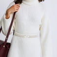 thumbnail image 2 of Unique Bargains 1 Pc Adjustable Waist Belt Elegant Rotating Design Adjustable Waist Cord Beige, 2 of 6