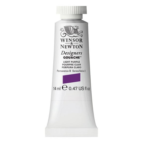 Winsor & Newton Designers Gouache Color, 14ml, Light Purple
