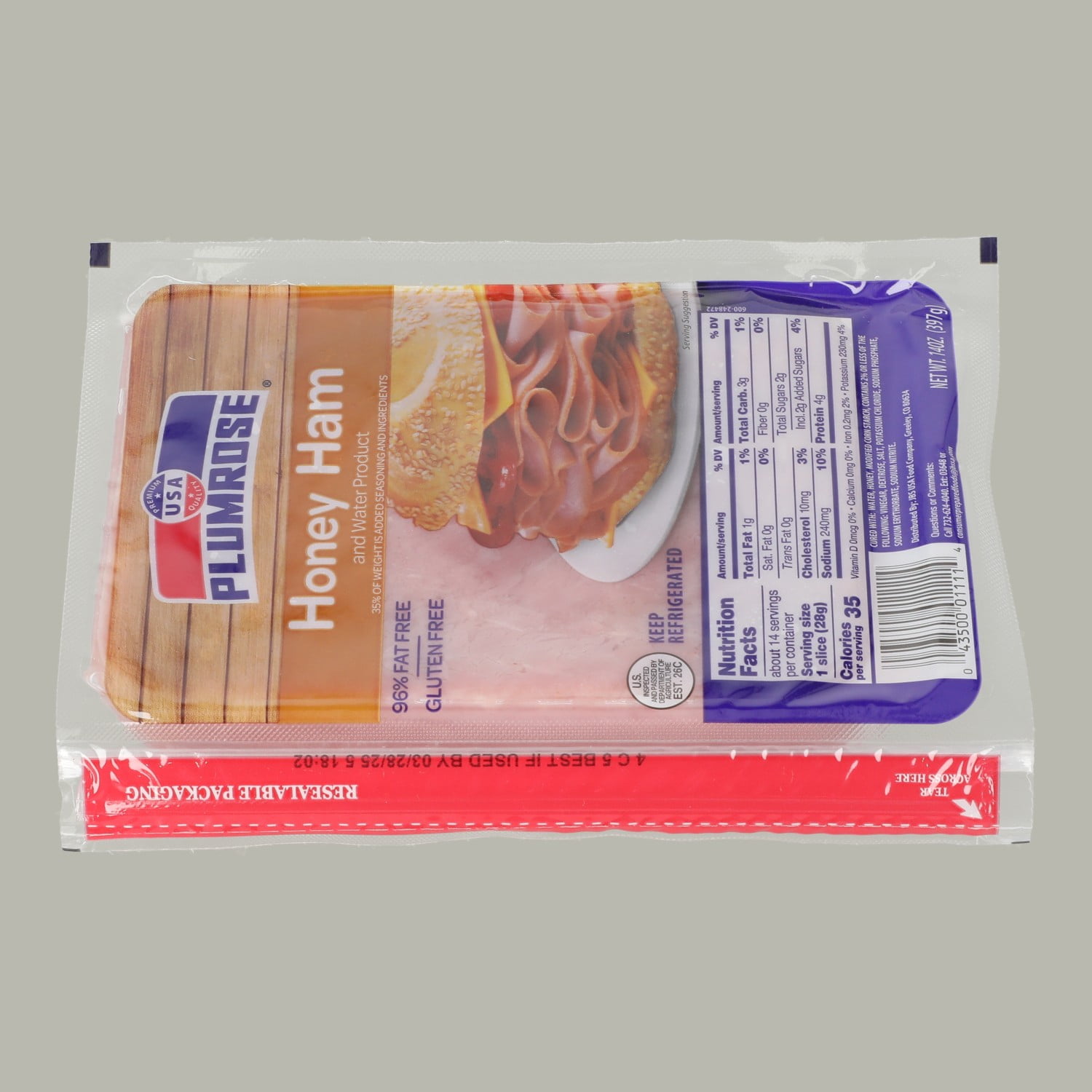 Plumrose 4x6 Honey Ham