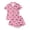 00@Pink1194, variant on Elegyee 2 Piece Halloween Pajamas Toddler Girls Short Sleeve Top Shorts Sleepwear Pjs, Size 3-4