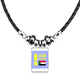 thumbnail image 1 of soy de sudán collar a mano colgante de cuerda de cuero Unbranded M, 1 of 3