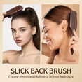 thumbnail image 7 of OPALESQUE 2pcs Boar Bristle Slick Back Hair Brush,Wooden Handle Styling Comb for Men & Women,Smooth, and Lay Hair Flat to Create Sleek Frizz-Free Hairstyles Perfect for Pompadour and Low Ponytail, 7 of 7