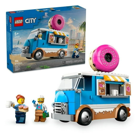 Set LEGO City Camión de Donas Juego vehículo de juguete 60452