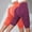 Brick Red, variant on 2 Pack Womens 3D Anti Cellulite Leggings - Butt Lifting Compression High Waisted Workout Tummy Control Yoga Shorts 3D Leggings Cellulite Compression Anti Cellulite Shorts