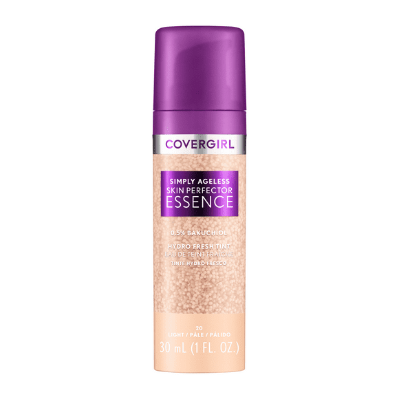 Simply Ageless Skin Perfector Essence Foundation, Sheer Tinted Skin Perfector, Skincare Makeup Hybrid, Radiant Finish, Skin-Like Finish, Vegan Formula