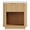 Natural, variant on SESSLIFE Fluted Nightstand with Drawer, Faux Marble Top Bedside Table with Open Shelf, Modern End Table for Bedroom, Walnut