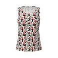 thumbnail image 5 of Goofa Christmas Cat Printed Womens Workout Tops for Women Sleeveless Yoga Shirts Athletic Running Tank Tops Sleeveless Gym Clothes Workout Apparel-Large, 5 of 9