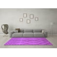 thumbnail image 3 of Ahgly Company Indoor Rectangle Solid Purple Modern Area Rugs, 7' x 10', 3 of 4
