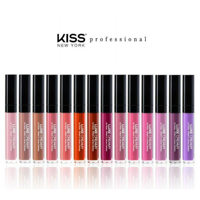 Kiss New York Professional Luxe Creamy Lip Gloss - Hot Kiss New York Professional Luxe Creamy Lip Gloss - Hot