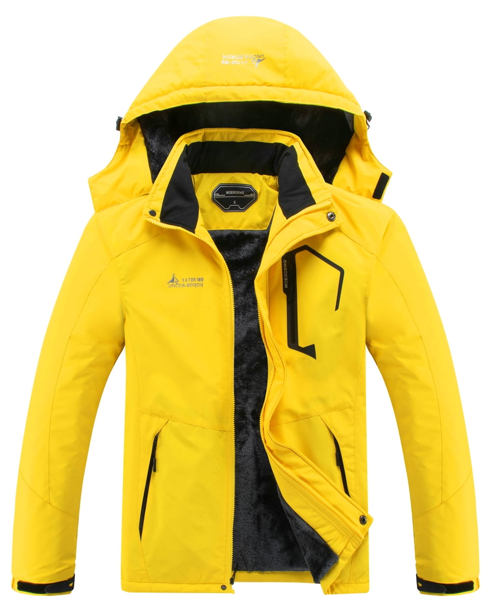 MOERDENG Men's Waterproof Ski Jacket 