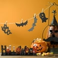 thumbnail image 2 of  Halloween Letters Wooden Table Decor Halloween Pumpkin Cat Sign Desktop Topper Ornament Decoration, 2 of 7