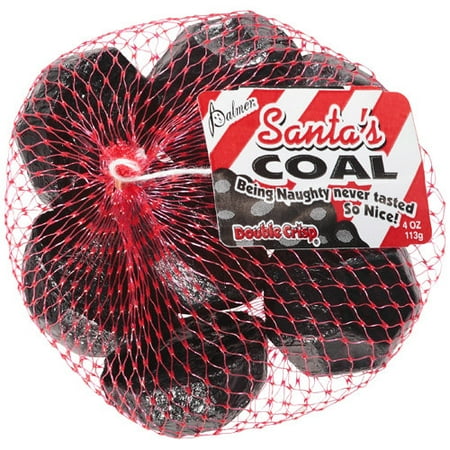 Palmer Double Crisp Santa’s Coal Candy, 4 oz