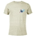 thumbnail image 1 of Disney Lilo & Stitch Surfin’ Stitch - Short Sleeve Blended T-Shirt for Adults - Customized-Putty Snow Heather, 1 of 5