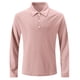 thumbnail image 1 of pstuiky manga larga para hombre, Camisa blusa de manga larga con cuello alto y botones estilo casual a la moda para hombre Tops de talla grande para hombre l, 1 of 5