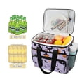 thumbnail image 2 of FORMRS Insulated Cooler Bag 24 Cans Capacity Soft Leakproof Lunch Box with Side Pockets, Purple Halloween Pumpkin, 2 of 7