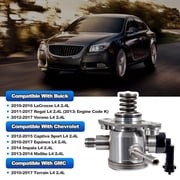 High Pressure Fuel Pump Compatible with 2010-2017 Chevrolet Equinox, Malibu, Impala, Captiva Sport, GMC Terrain, Buick LaCrosse, Verano, Regal