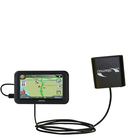 Portable Emergency AA Battery Charger Extender suitable for the Magellan Roadmate RV5365T-LMB - with Gomadic Brand TipExchange Technology