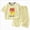 Yellow, variant on Girl Cotton Pajamas Set Long Sleeve Sleepwear Nightwear Soft Pjs Sets,6-12 Months 12-24 Months 2t 3t 4t 5t 6t 7t 8t 9t Children(Pink,12-18 Months)