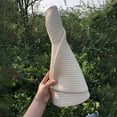 thumbnail image 3 of harmtty Women Hat 25cm Super Wide Brim Sun Summer Solid Color All Match Beach Hat Fashion Accessories Beige, 3 of 8