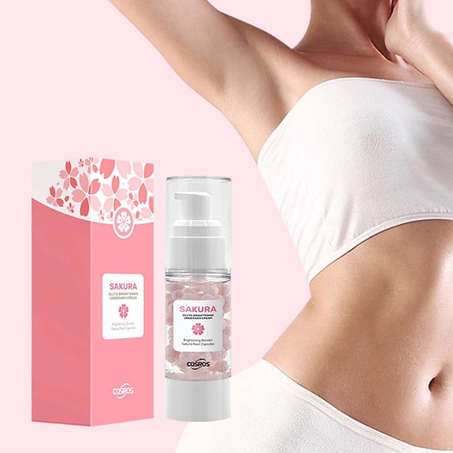 Hot6sl Ofertas de La Semana Cápsulas de Perlas Iluminadas Crema para Axilas Crema Blanqueadora para Axilas 30 Ml