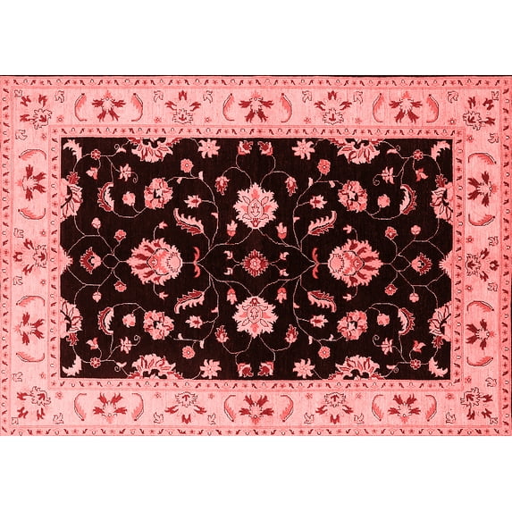 Ahgly Company Indoor Rectangle Oriental Red Industrial Area Rugs, 3' x 5'