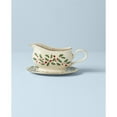 thumbnail image 2 of Salsera navideña Lenox de 19 oz con soporte y detalles dorados, 2 of 7